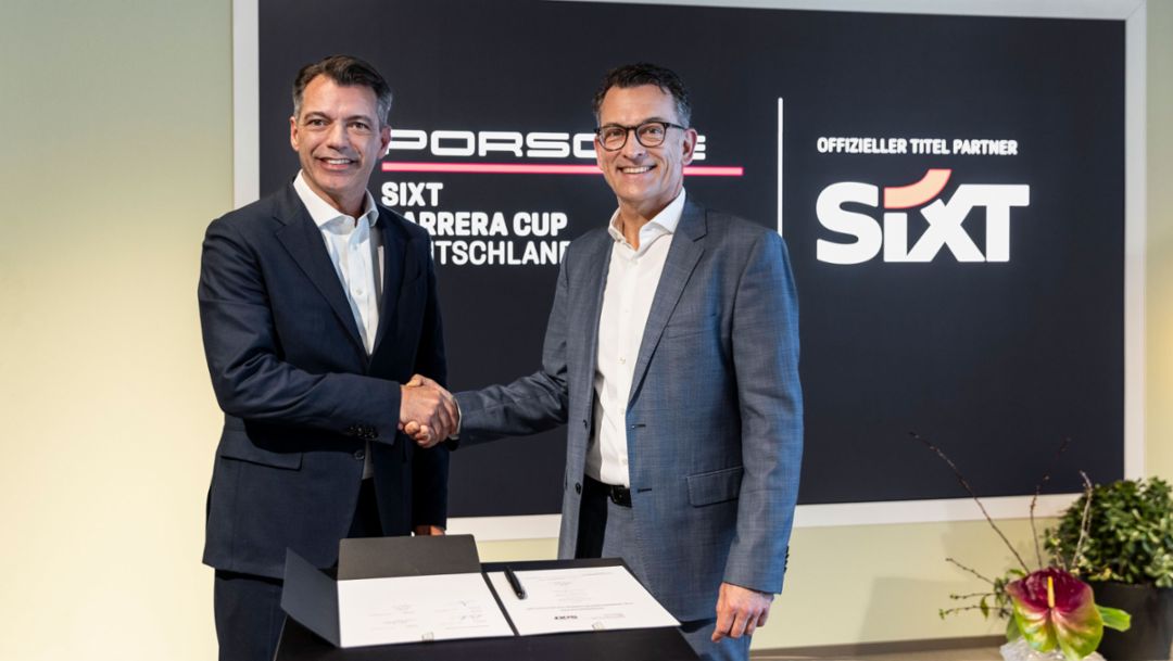 Porsche Deutschland und SIXT beschließen Partnerschaft