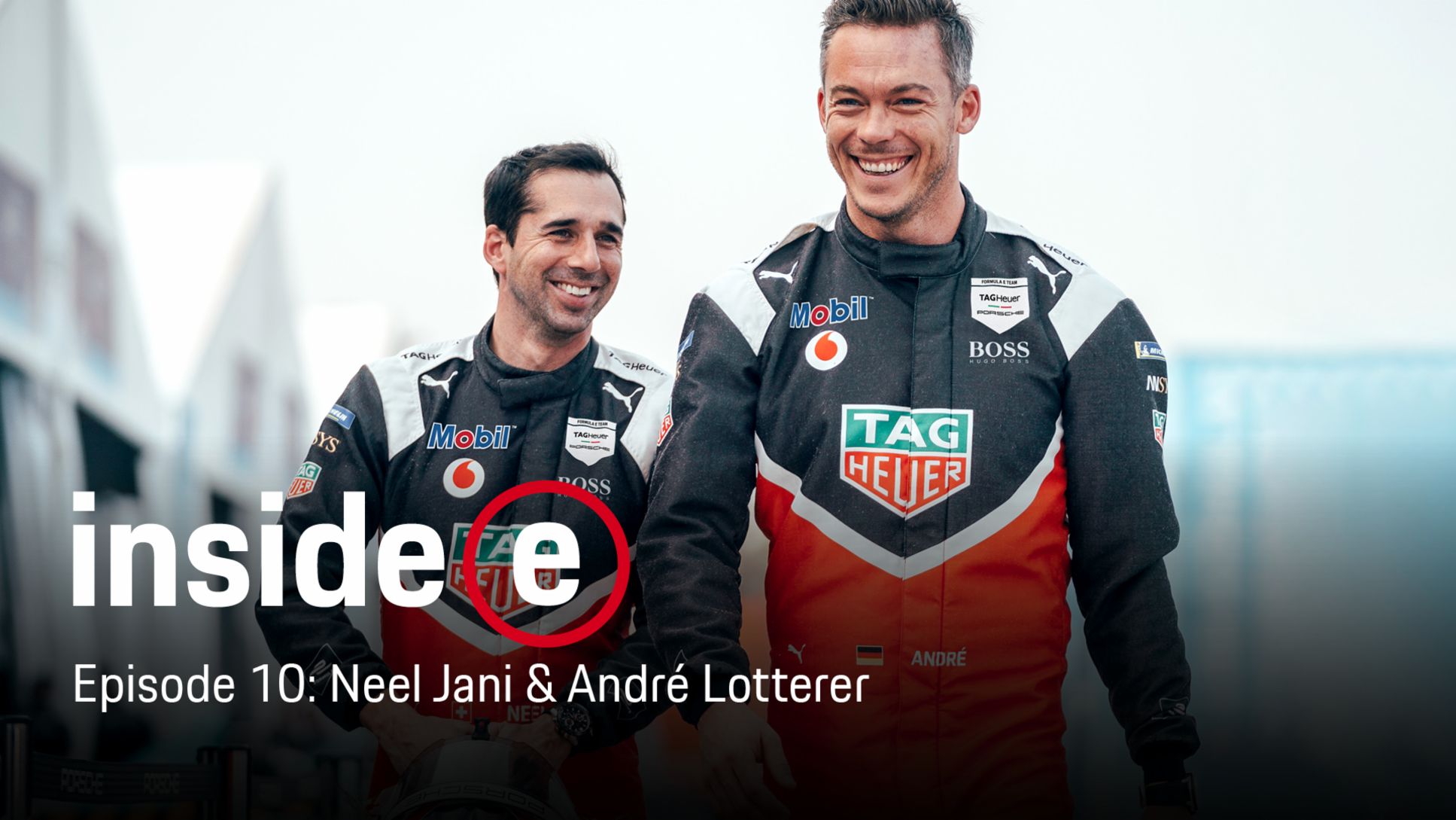 Podcast “Inside E”, episodio 10 con Neel Jani y André Lotterer (i-d), 2020, Porsche AG