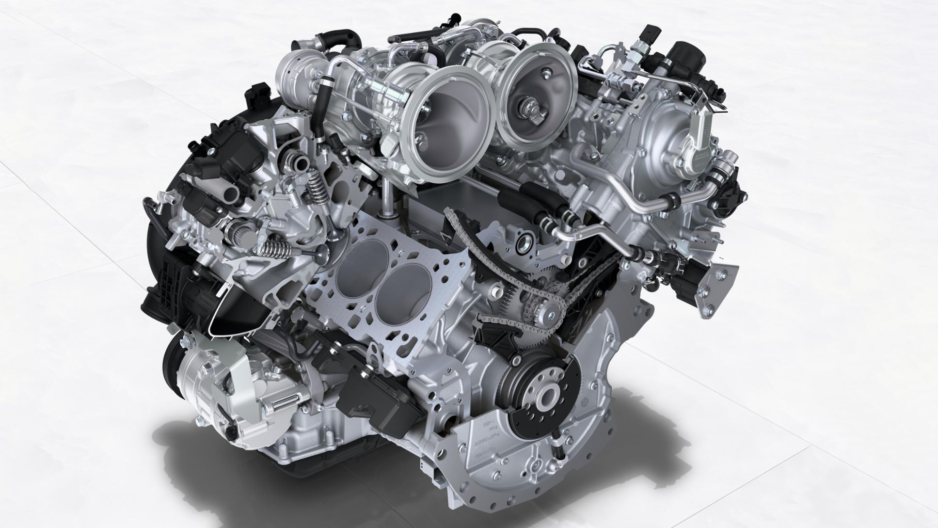 Macan Turbo - 2,9-Liter-V6-Turbo-Motor, 2019, Porsche AG