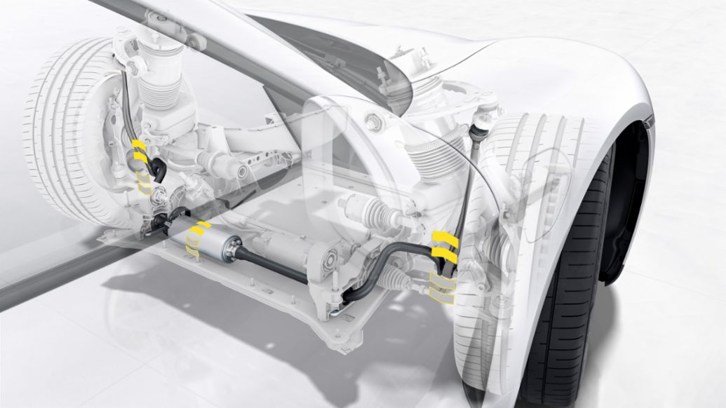 Taycan: Porsche Dynamic Chassis Control (PDCC), 2019, Porsche AG