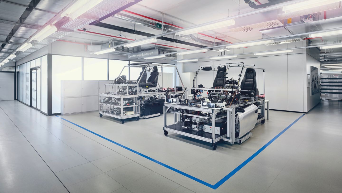 Electronics integration center, Weissach, 2021, Porsche AG